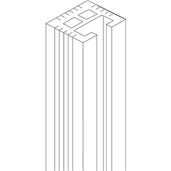 Barra conduttrice alluminio profilo C 800A 1780mm per impianti industriali
