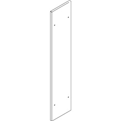 Pannello laterale pieno MDX800 altezza 1200mm per quadri elettrici resistente e durevole