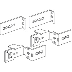 Supporti coppia per canaline elettriche larghezza 600mm per quadri e armadi LDX400 MDX400 robusti e resistenti