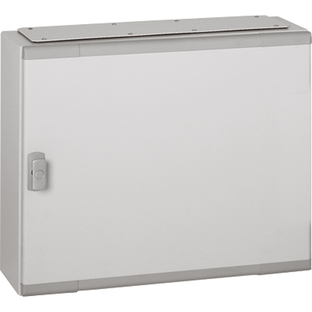 Quadro elettrico MAS MDX monoblocco 600x600 mm lamiera grigio RAL 7035 per installazioni industriali e civili