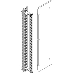 Kit vano barre interno LDX 400 altezza 1600 mm per armadi elettrici pavimento