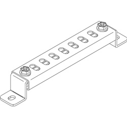Traversa fissaggio cavi orizzontale L 350 mm per quadri e armadi impianti elettrici
