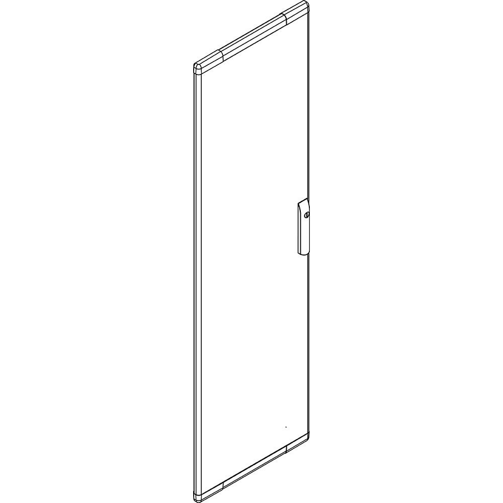 Porta esterna vano tecnico MAS LDX 400 in lamiera 350x1600 mm resistente e sicura