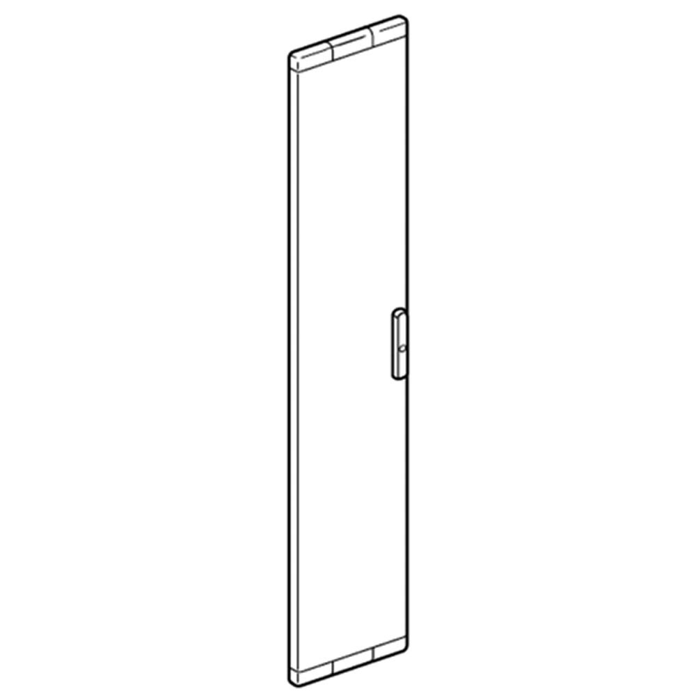 Porta lamiera MAS LDX 400 350x2000mm resistente per vano esterno applicazioni elettriche