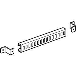 Traversa fissaggio cavi orizzontale 400 mm per armadi elettrici LDX800 resistente e durevole