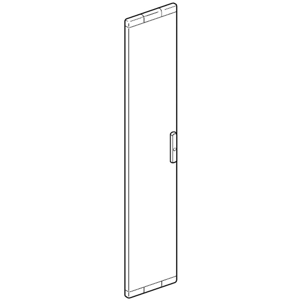 Porta vano esterno in lamiera resistente 350x2000mm per impianti elettrici LDX800