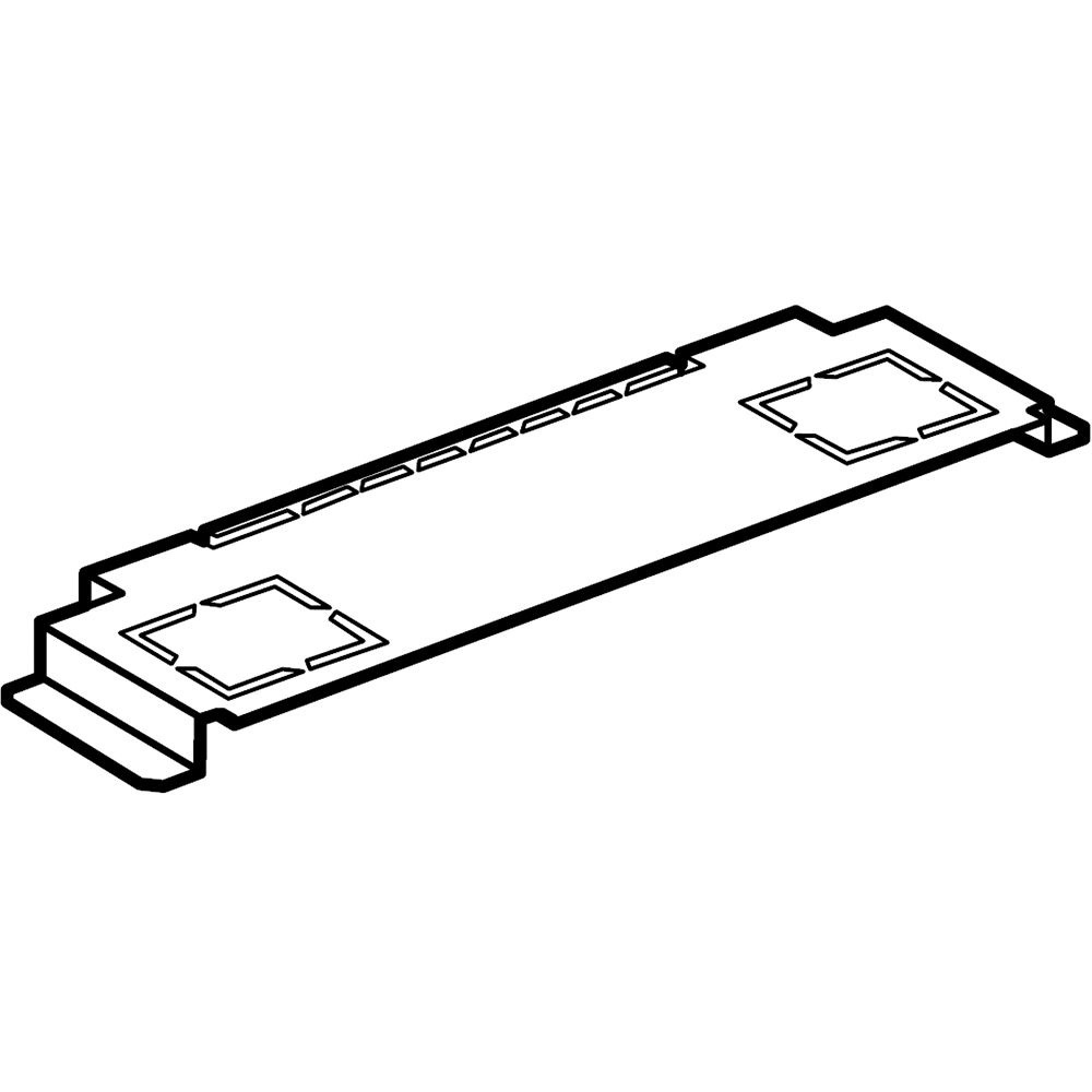 Setto separatore orizzontale MAS 800 larghezza 600mm per quadri elettrici robusto e resistente