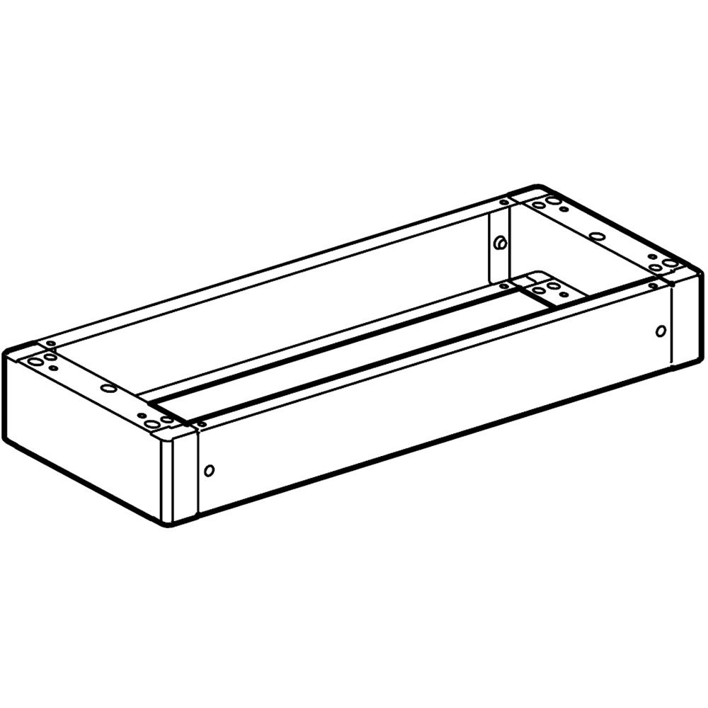Zoccolo 600x100 mm per armadi MAS 800 supporto robusto applicazioni elettriche professionali