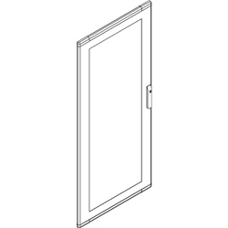 Porta vetro 600x1200 mm per quadri elettrici LDX, robusta e trasparente, uso industriale e civile