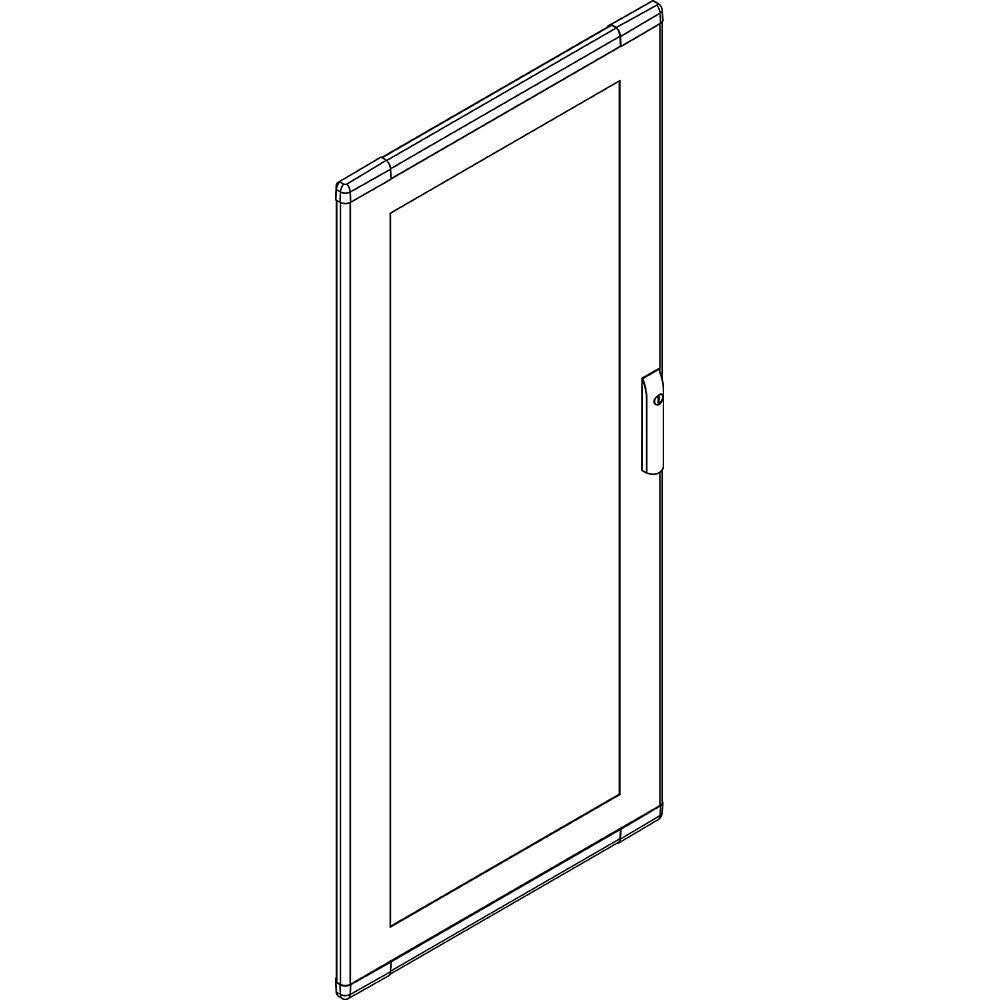 Porta vetro trasparente 600x1600 mm per armadi elettrici industriali controllo visivo