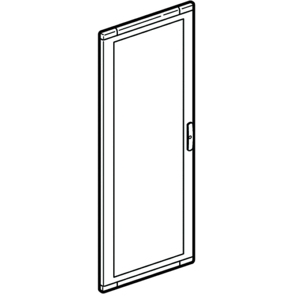 Porta vetro MAS LDX 600x2000 mm per armadi elettrici controllo visivo protetto