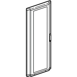 Porta bombata vetro 600x1800 mm per armadi elettrici LDX400 LDX800 resistente e trasparente
