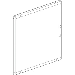 Porta lamiera 850x1000 mm per quadri elettrici LDX400 LDX800 robusta e resistente