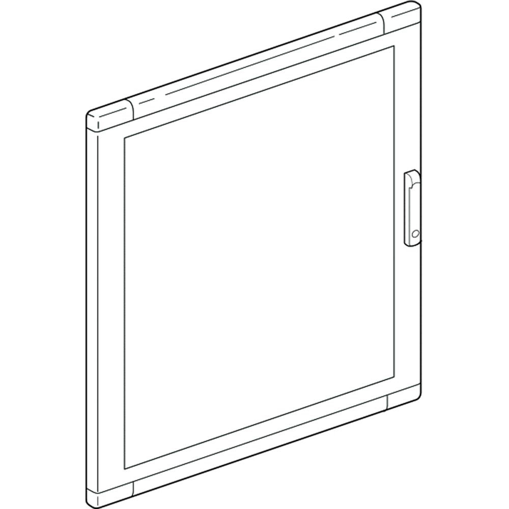 Porta vetro MAS LDX 850x1000 mm per quadri elettrici protezione visiva sicura