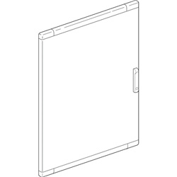 Porta lamiera robusta 850x1200 mm per quadri elettrici parete LDX400 LDX800