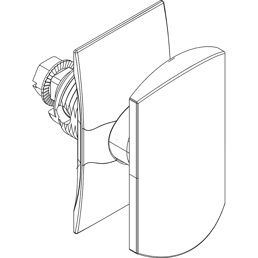 MAS - MANIGLIA A T QUADRI IP 40