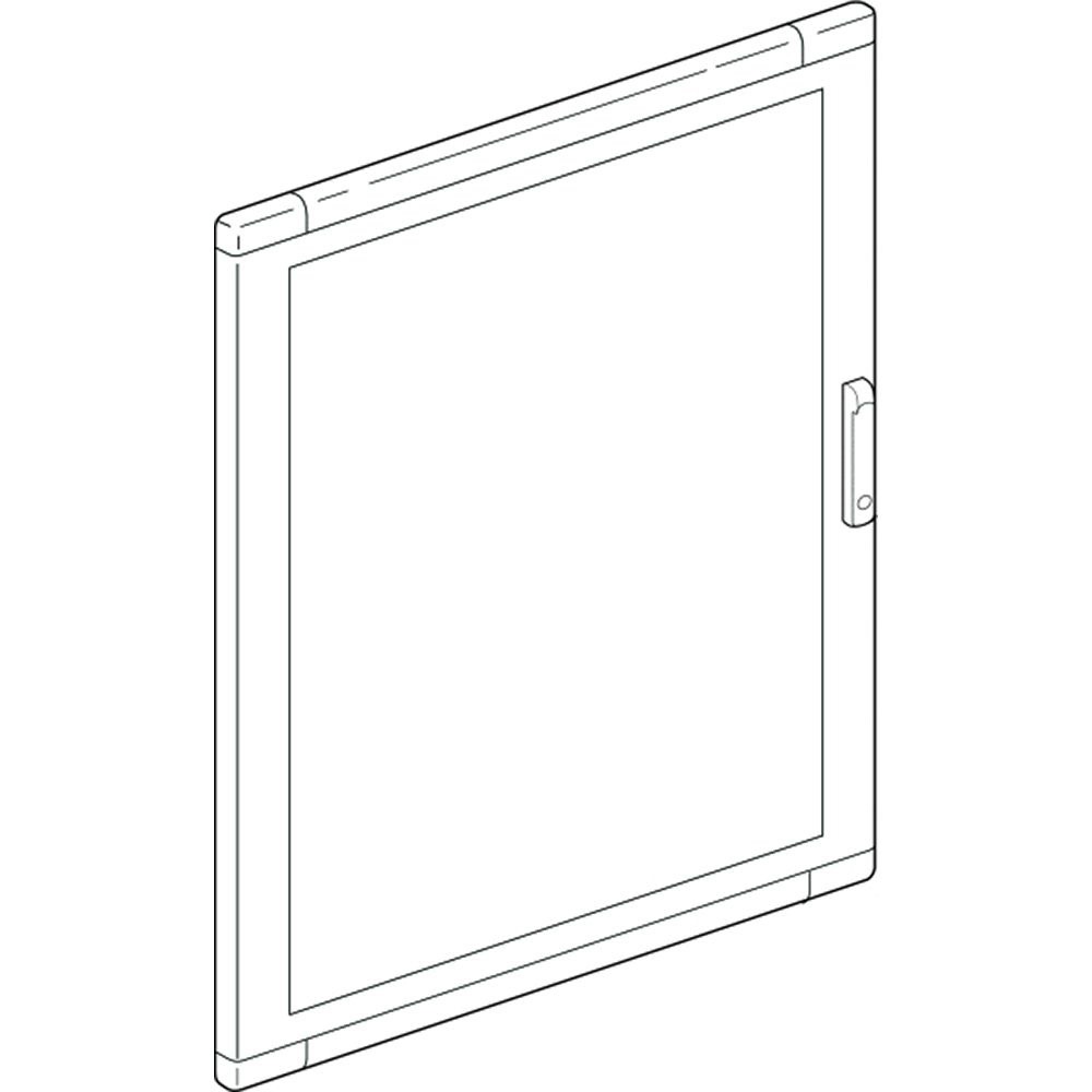 Porta vetro MAS LDX 850x1200 per quadri elettrici visione protetta resistente