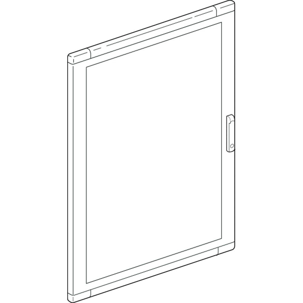 Porta vetro 850x1400 mm per armadi elettrici LDX400 LDX800 resistente e trasparente