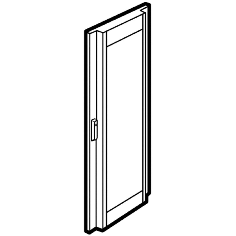 Porta bombata vetro temperato 850x2000mm per armadi elettrici LDX400 LDX800