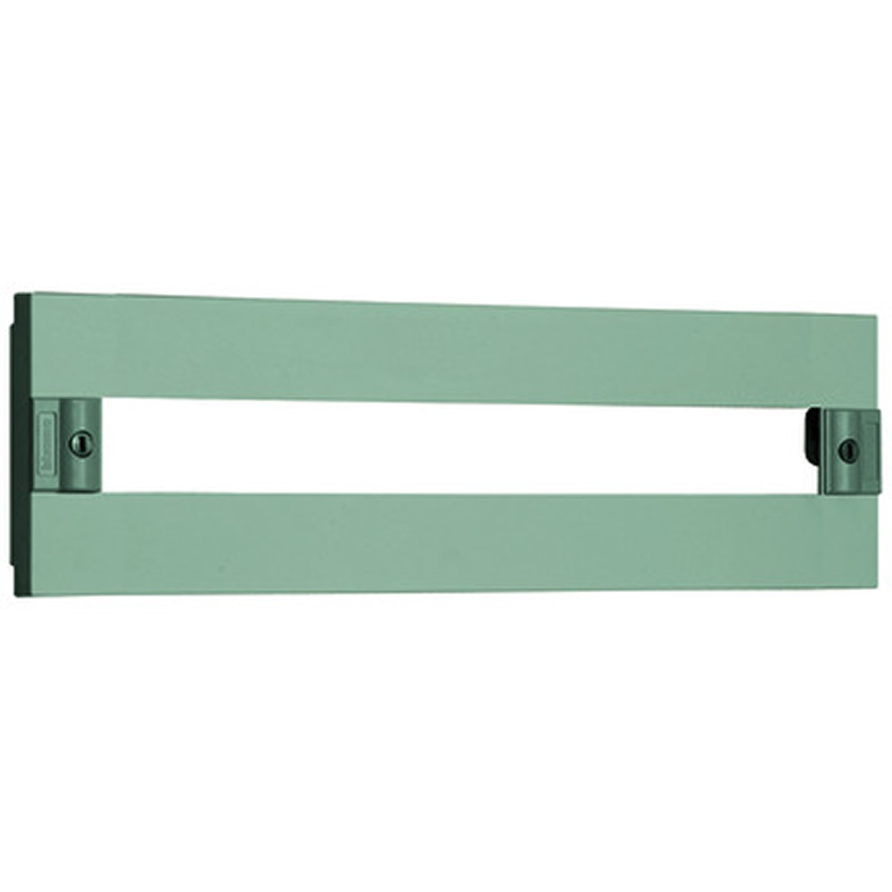 Pannello DIN metallo 24 moduli 515x150mm per installazioni elettriche industriali