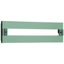 Pannello DIN metallo 24 moduli 515x150mm per installazioni elettriche industriali