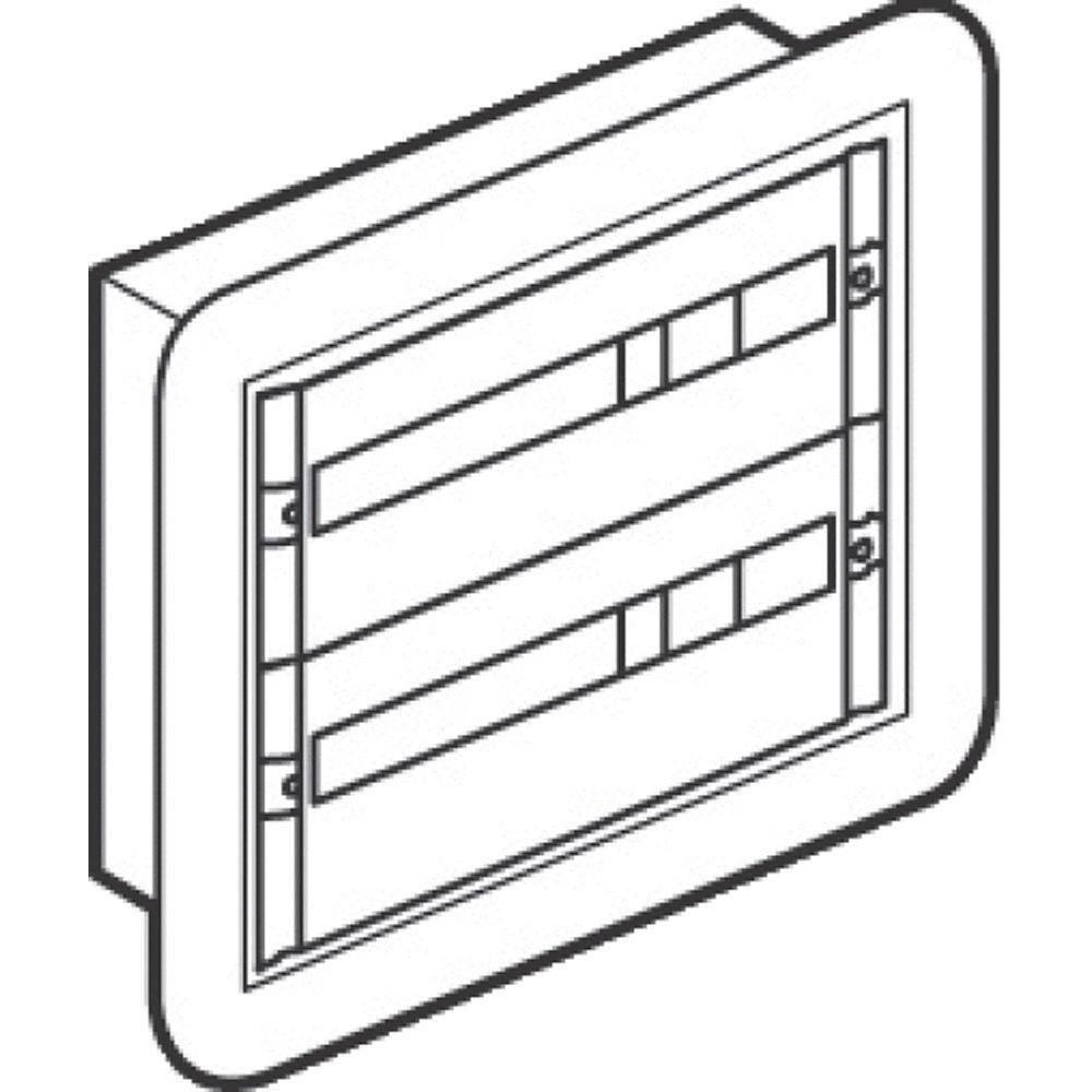 Quadro elettrico da incasso SDX-I 515x400 mm 48 moduli DIN uso civile e industriale