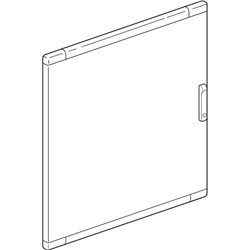Porta lamiera piena 515x550mm per quadri elettrici alta resistenza settore industriale