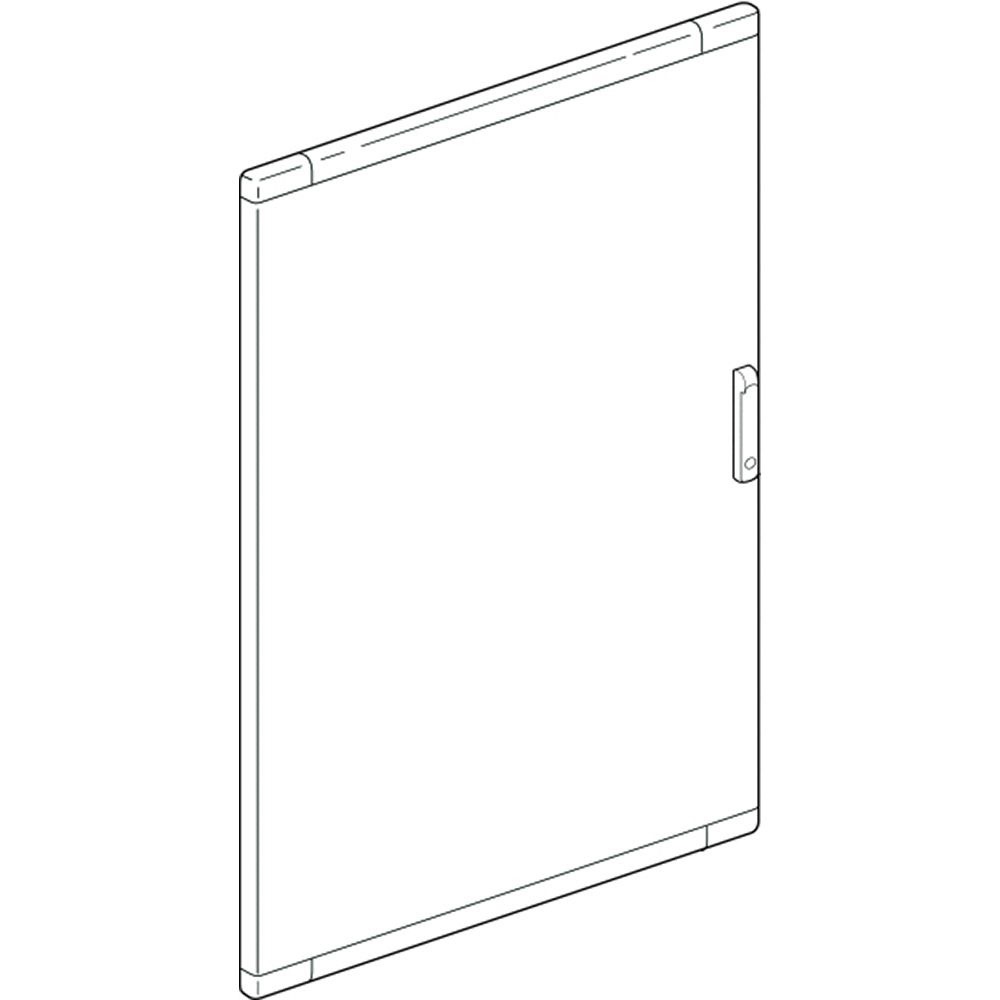 Porta lamiera piena SDX 515x700mm robusta per quadri elettrici parete e incasso