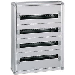 quadro elettrico componibile SDX-P plastica 515x700 mm 96 moduli DIN35 isolamento II per installazioni sicure e ordinate