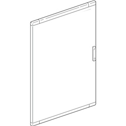 Porta lamiera piena 515x850 mm per quadri elettrici da parete e incasso robusta e resistente