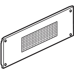 Pannello aerazione forzata 600x200mm 4 viti fissaggio per quadri elettrici