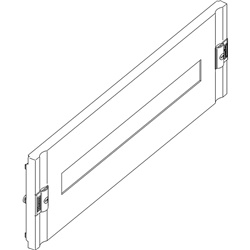 Pannello plastica 24 moduli DIN 600x200 mm per installazioni elettriche robuste e sicure