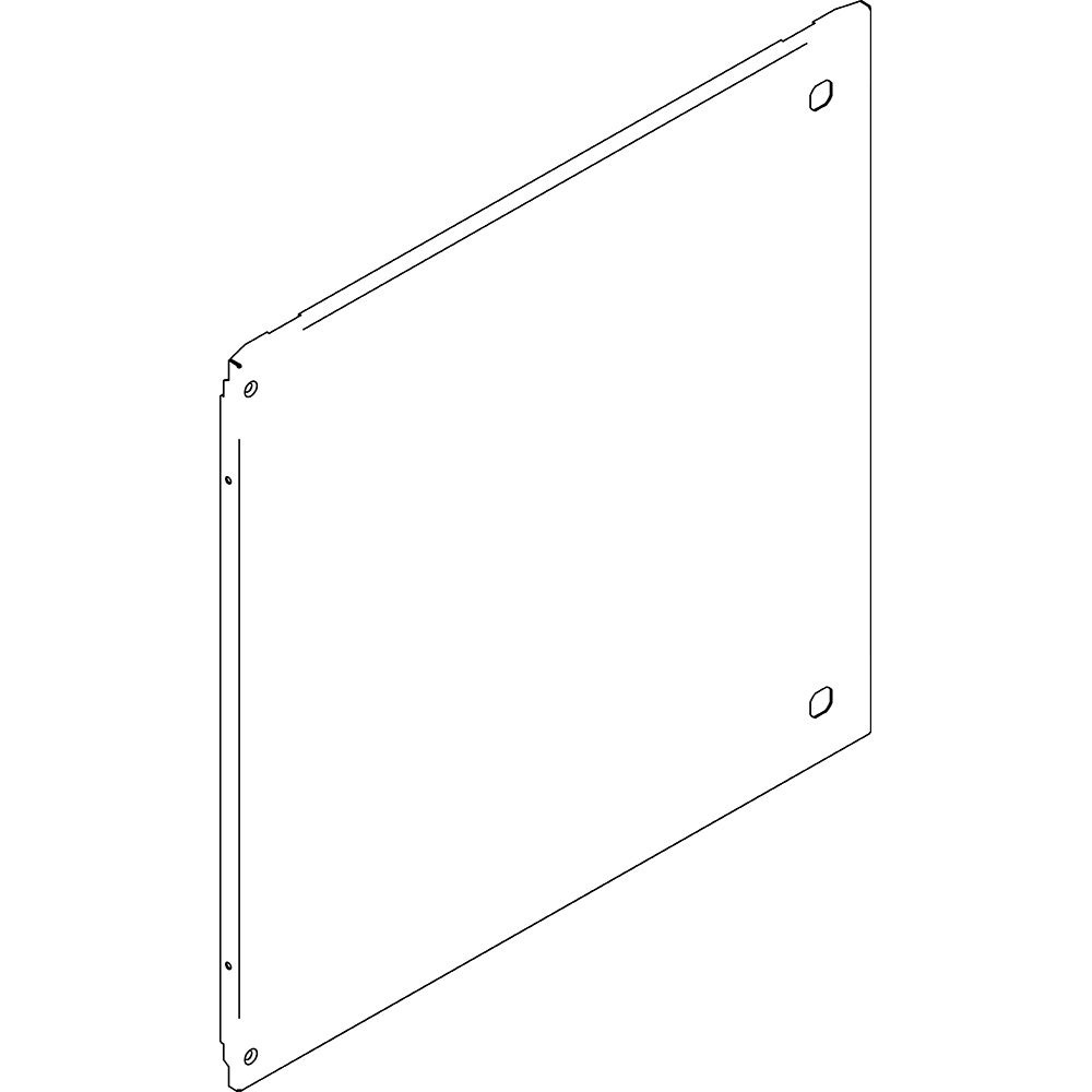 Pannello cieco con serratura 600x400 mm per sicurezza quadri elettrici robusto e resistente