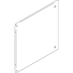 Pannello cieco con serratura 600x400 mm per sicurezza quadri elettrici robusto e resistente