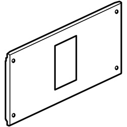 Pannello copertura 600x300mm 4 viti fissaggio per sezionatore MEGASWITCH MW630 impianti elettrici