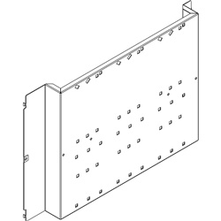 Piastra fissaggio M250-400 differenziale 600mm per quadri e armadi elettrici