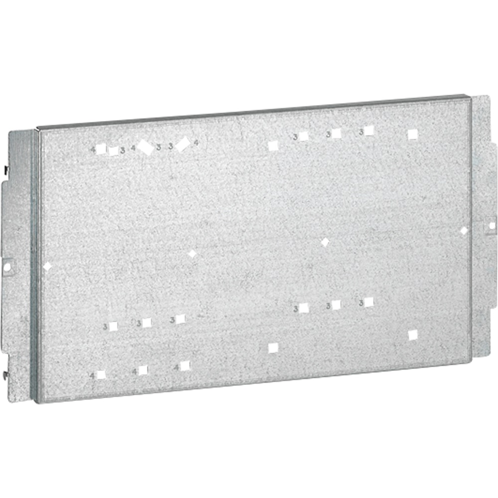 Piastra fissaggio elettrica M250-400 600mm per quadri armadi LDX e MDX uso professionale