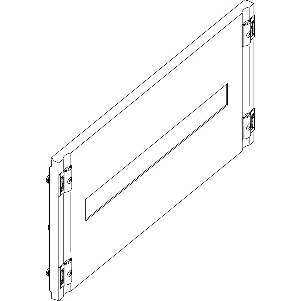 Pannello plastica 24 moduli DIN 600x300 mm per impianti elettrici