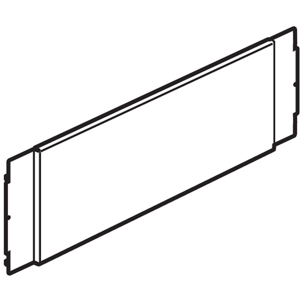 Piastra interna resistente 600x200 mm per montaggio impianti elettrici