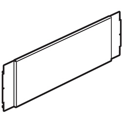Piastra interna resistente 600x200 mm per montaggio impianti elettrici