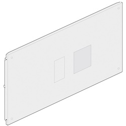 Pannello orizzontale MAS M630 600x300mm fissaggio 4 viti per interruttori M4 630 applicazioni elettriche
