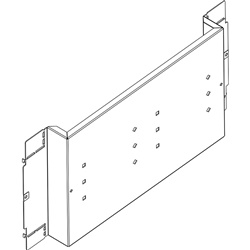 Piastra fissaggio orizzontale MAS M400-630 per quadri armadi elettrici L600mm resistente e duratura