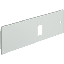 Pannello Megatiker 600x200 mm con cerniera e serratura per interruttori elettrici M1 e M2, struttura robusta e verniciata per applicazioni industriali e civili