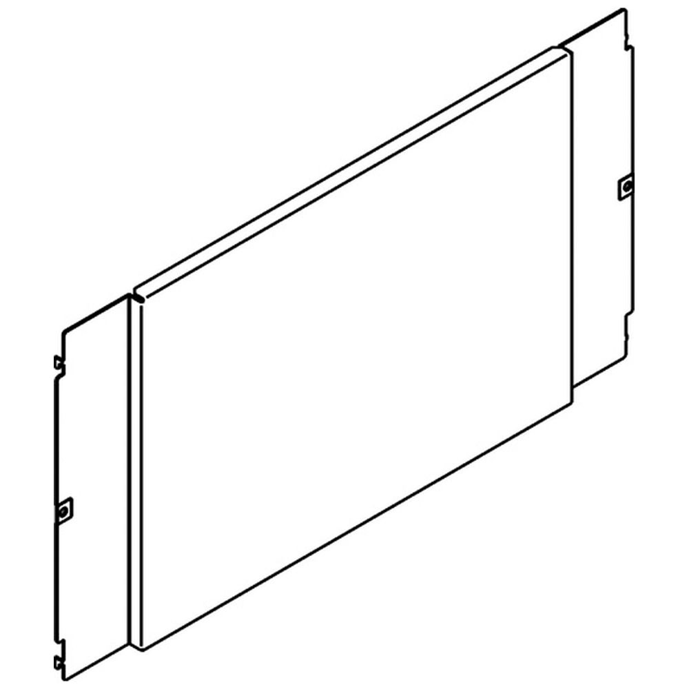 Piastra interna 850x600 mm in lamiera resistente per quadri elettrici professionali