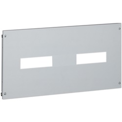Pannello metallico bianco 600x300mm per 2 sezionatori MW250 impianti elettrici residenziali industriali