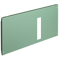 Pannello metallo verniciato fissaggio 4 viti MW630 larghezza 600 mm orizzontale per installazioni elettriche