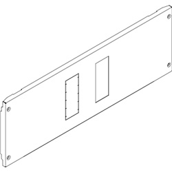 Pannello orizzontale M250 850x200mm 4 viti fissaggio per interruttori elettrici