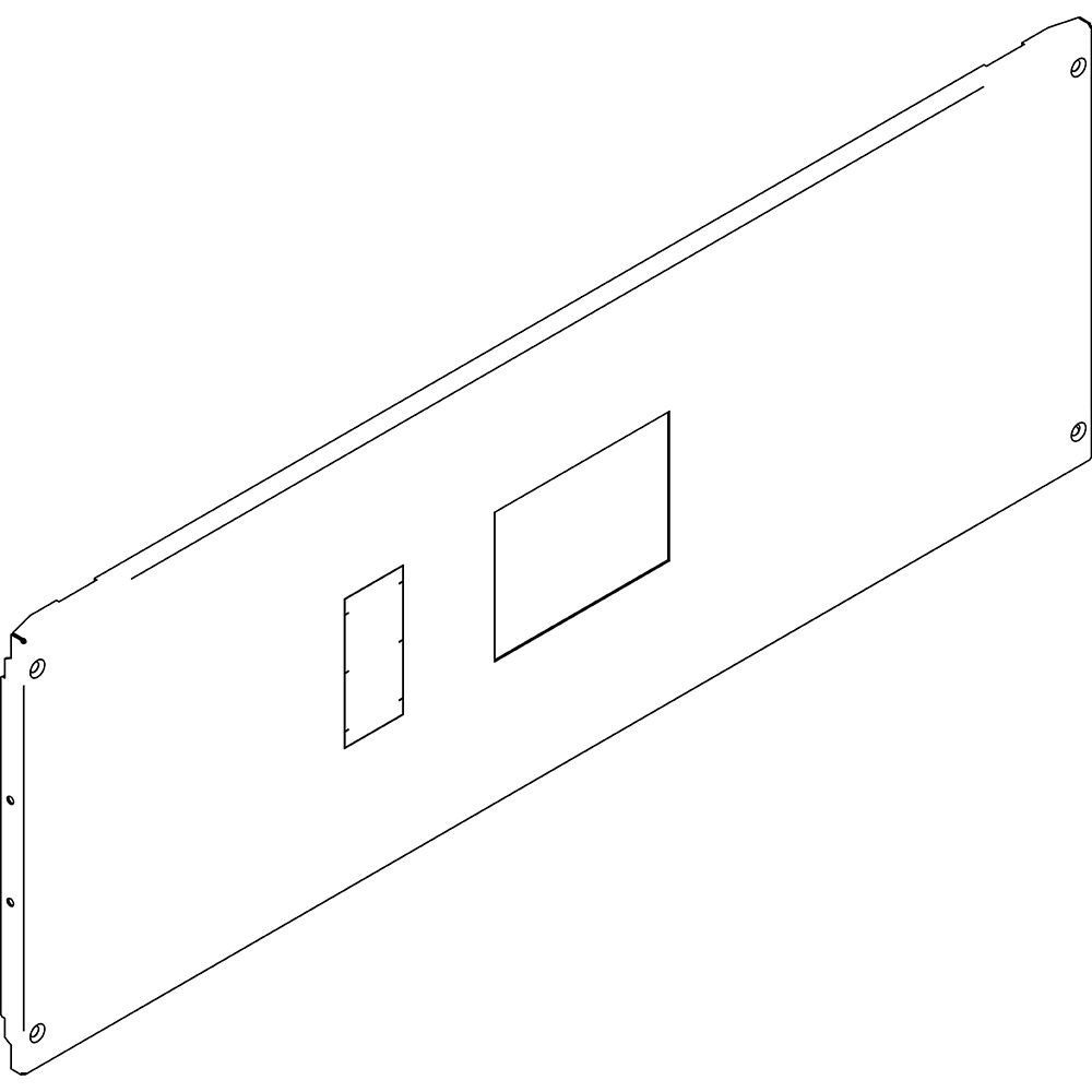 Pannello M400-630 orizzontale 850x300mm 4 viti fissaggio per interruttori elettrici media potenza