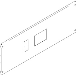 Pannello M400-630 orizzontale 850x300mm 4 viti fissaggio per interruttori elettrici media potenza