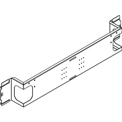 Piastra fissa orizzontale M160 850mm alta qualità per applicazioni elettriche professionali